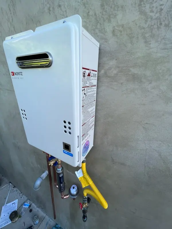 Tankless water heater installation for Etowah homes
